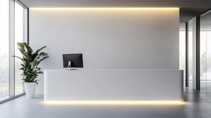 Minimalist Reception Area Design