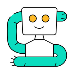 costume on burning maine line icon vector. costume on burning maine sign. isolated symbol illustration