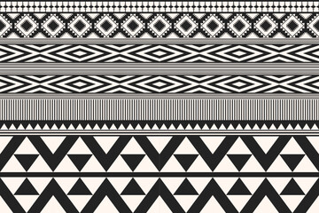Ethnic geometric pattern, seamless pattern of the Navajo tribe. Native American ethnic. Seamless vector pattern ethnic, seamless Mexican rug, woven carpet. Folk embroidery, Bohemian, Aztec style.