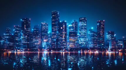 Obraz premium Abstract sci-fi style background image,Modern sci-fi science image