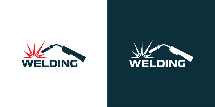 welding logo  vector illustration, welding tool logo template