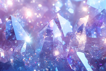 A background that looks like sparkling crystal shards