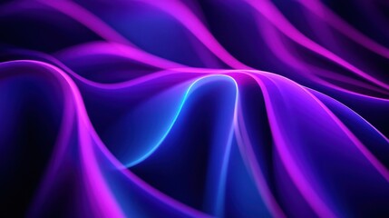 Obraz premium Abstract Purple and Blue Swirls