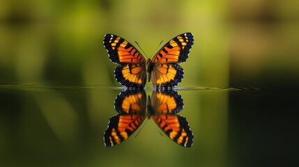 Obraz premium Butterfly Reflection