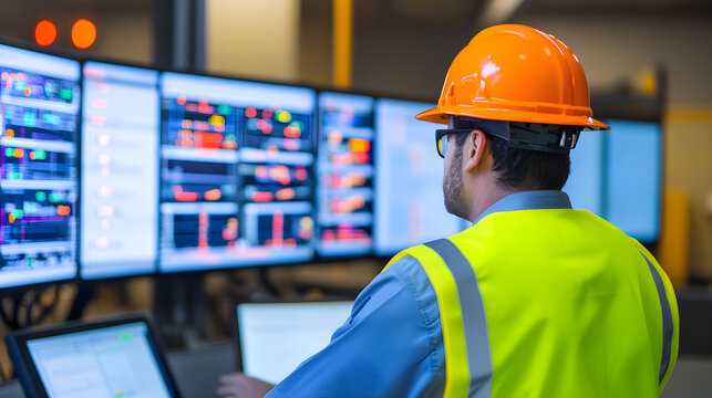 Traffic management center showcasing live data analytics, monitoring urban traffic flow, enhancing transportation efficiency, ensuring safety and responsiveness