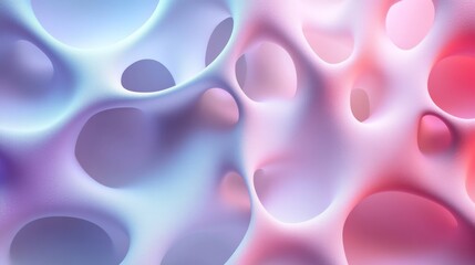Abstract Colorful Texture with Soft Bubbles