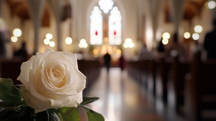 White Rose in Church