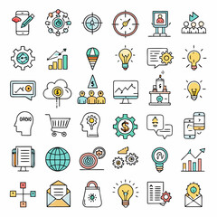 Ultimate Education and Learning Icon Set | Vector Illustrations for Creative Projects