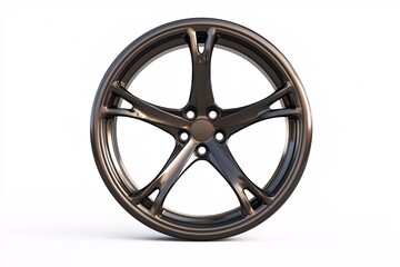 Obraz premium A customizable circular wheel template featuring generous space for text, set against a clean white backdrop.