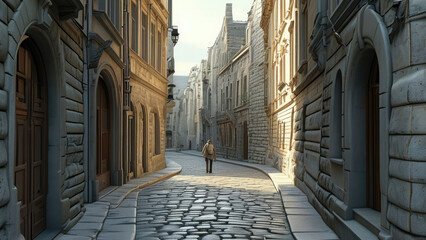 Obraz premium Exploring Historic European Architecture: A Journey Through Time