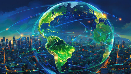Global Internet Connectivity Network: Bridging the World Through Technology
