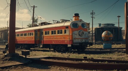 Obraz premium A friendly cartoon character organizing a game night filled with laughter