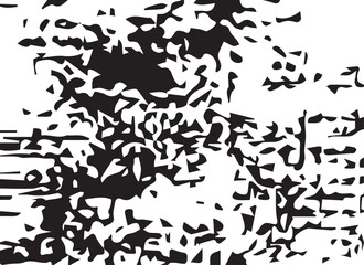 Monochrome grunge seamless background from stains, cracks, lines