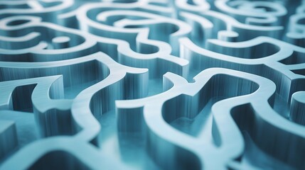 An abstract representation of choosing an optimal path among many, symbolizing strategic planning, risk management, and exploring new opportunities