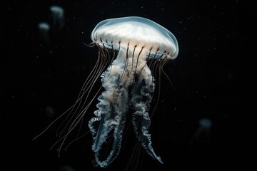 Jellyfish in Dark Water