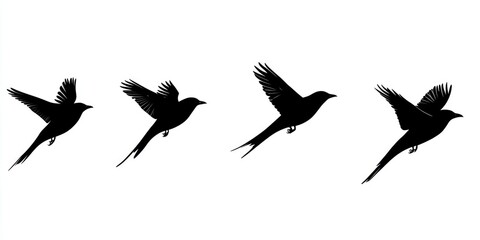 Fototapeta premium Birds in flight