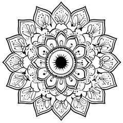 Mandala. Round Ornament Pattern