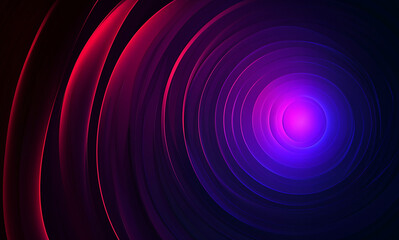 Minimalistic Purple Pink Gradient background  Abstract Curved Lines Flat Vector Style