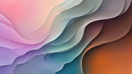Obraz premium Pale Lavender to Warm Taupe: A Smooth Gradient Background
