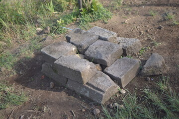 Vishnu temple archaeological site on Mount Penanggungan