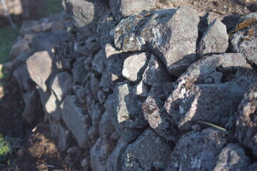 Vishnu temple archaeological site on Mount Penanggungan