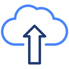 Cloud service and network related line icons. Database and online storage vector