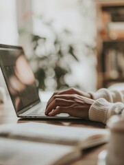 Students Engaged in Digital Learning at a Workspace