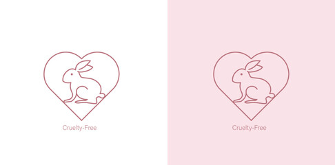 Cruelty-Free Product Certification Vector Icon