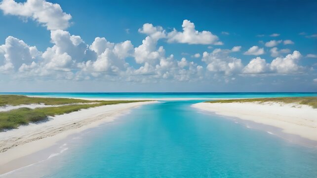 Beautiful beach sumber gelap island, south boreno, Indonesia