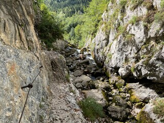 The karst source of the Soča river, Trenta (Triglav National Park, Slovenia) - Die Karstquelle des Flusses Soca, Trenta (Triglav-Nationalpark, Slowenien) - Kraški izvir reke Soče, Trenta (Slovenija)