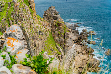 Rocky seashore.

The South China Sea in the East of Vietnam. Hoa Tam Commune, Long Hoa District, Fuyen Province.