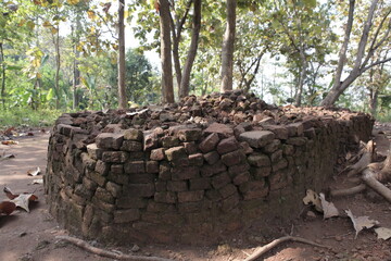 archeological site of the temple of Gapura Wedok