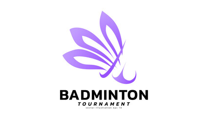 Shuttlecock icon symbol vector, Modern design and beautiful colors isolated on white background, illustration Vector EPS 10 , can use for Badminton Championship Logo