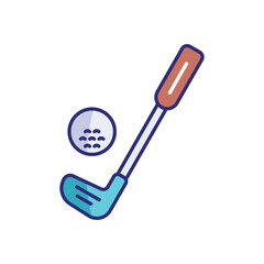 Golf vector icon