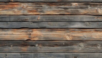 Weathered wooden planks with a rustic look and texture.