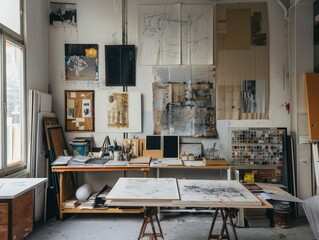 Minimalist Artistic Studio
