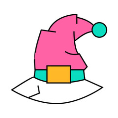 fantasy event line icon vector. fantasy event sign. isolated symbol illustration