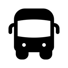 bus glyph icon