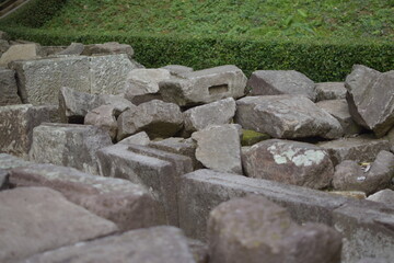 Jalatunda temple archaeological site on the slopes of Mount Penanggungan