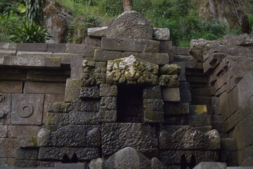 Jalatunda temple archaeological site on the slopes of Mount Penanggungan