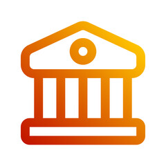 bank gradient icon