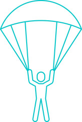 Skydiving Icon