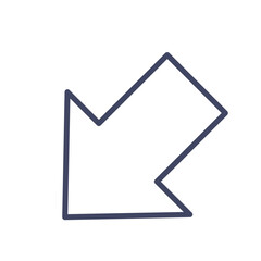 シンプルな左下のアイコン