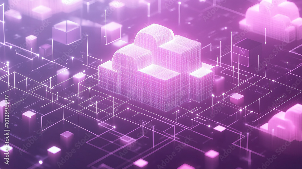 Poster cloud computing lets devices and computers work together.this means storing data online, like in a b