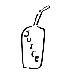 手書きのジュース