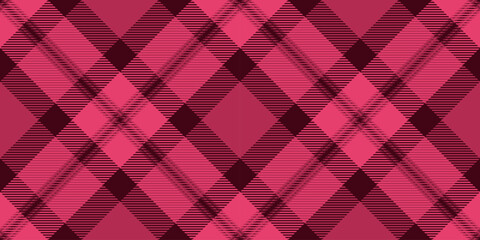 Fancy textile seamless fabric, new background pattern tartan. Foot check vector plaid texture in red and temptation colors.