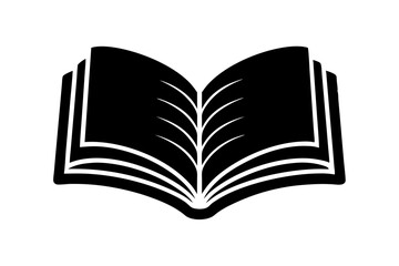 Vector Illustration of a Clean Open Book Icon Perfect for Branding





