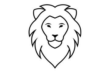 Embrace Minimalism with a Creative Lion Vector Illustration Highlighting Essential Shapes





