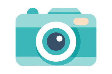 Modern Minimalist Camera Icon Featuring a Simple Rectangular Vector Design

