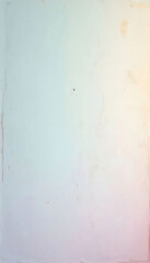 Fototapeta premium A pastel-colored painted wall featuring a faded ombre effect, creating a soft and calming ambiance perfect for modern interiors and artistic spaces.